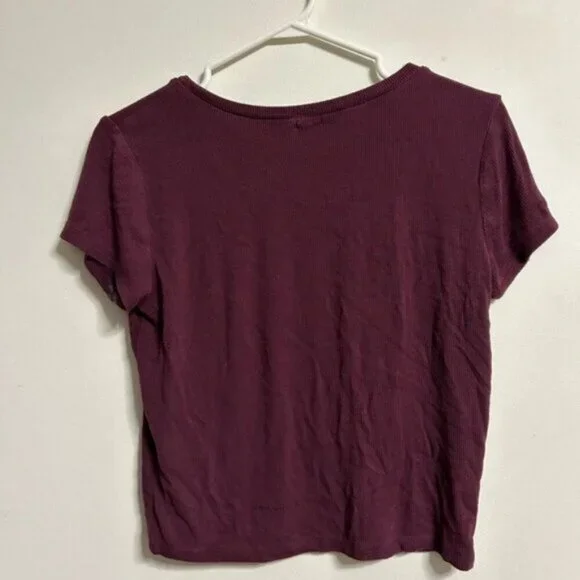 Garage Ribbed Cropped  Tee - Picture 2 of 4